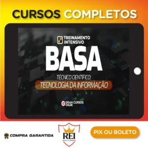 BASA: Tecnologia da Informação + Treinamento Intensivo (Pós-Edital) - Gran Cursos Online