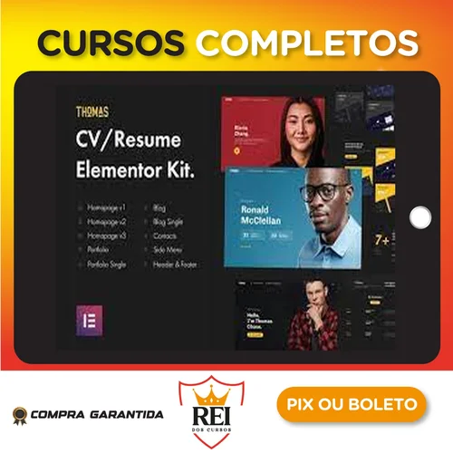 Designinterface37.webp CVPortfolio Elementor Template Kit - Thomas