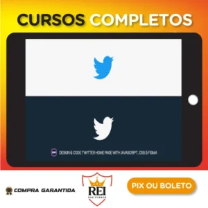 Design and Code Twitter Home Page with JavaScript, CSS & Figma - Hossein Boroji [INGLÊS]