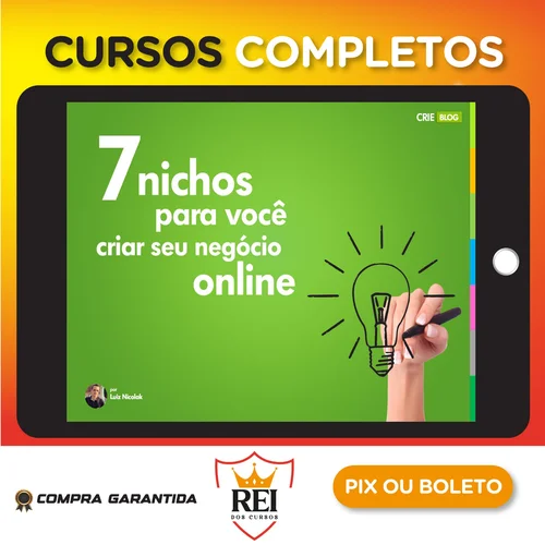 7 Nichos para Você Criar seu Negócio Online - Luiz Nicolak